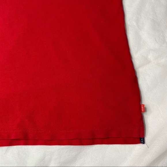 IZOD Heritage Red Polo Casual Golf Streetwear - Picture 3 of 13